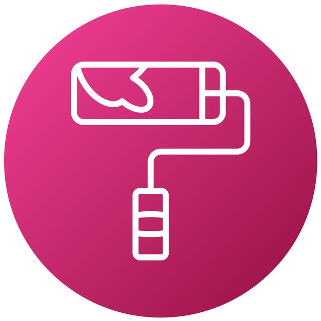 Projekt wektorowy Roll On Icon Style