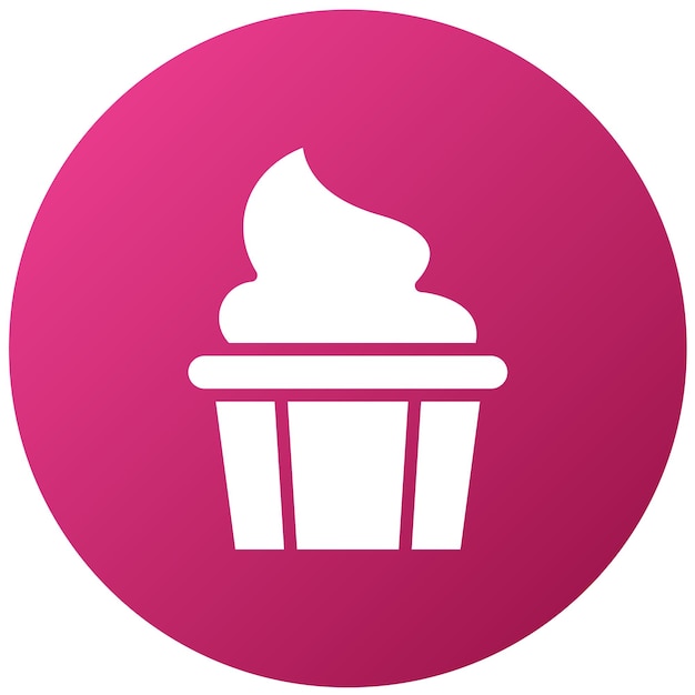 Projekt wektorowy Soft Serve Icon Style