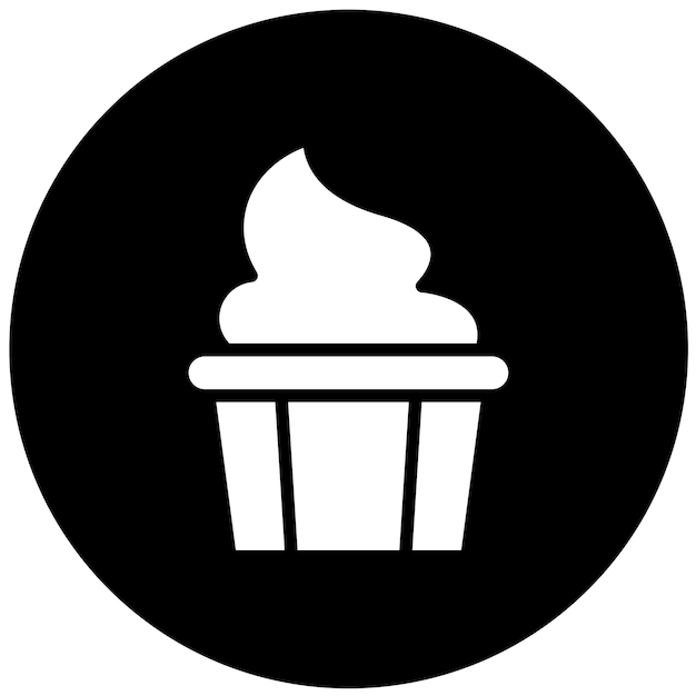 Projekt wektorowy Soft Serve Icon Style