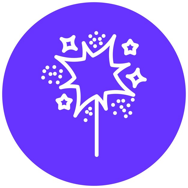 Projekt wektorowy Sparkling Icon Style