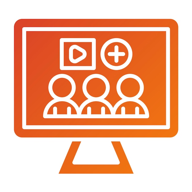 Projekt wektorowy Subscribers Icon Style