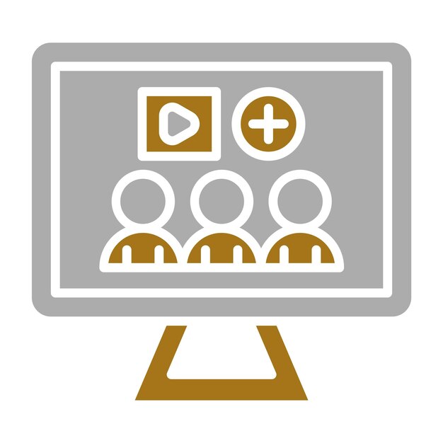 Projekt wektorowy Subscribers Icon Style
