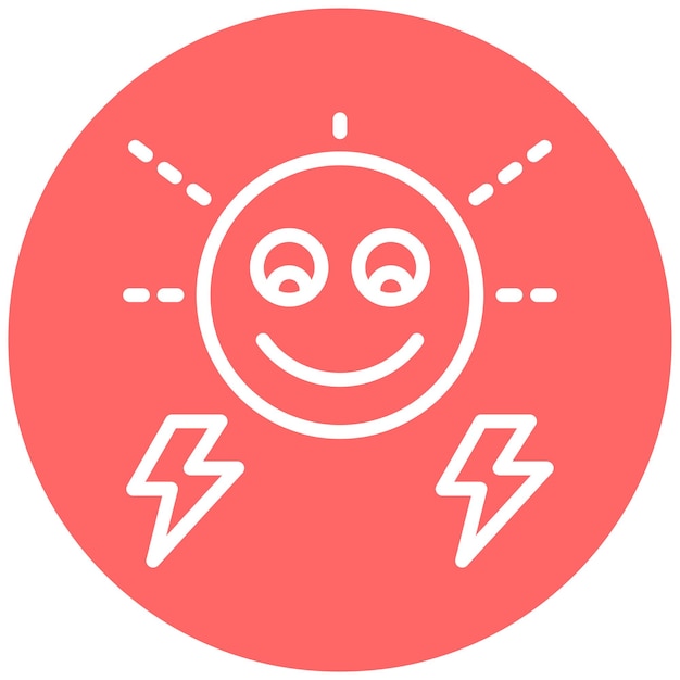 Projekt wektorowy Vibrant Vigor Icon Style