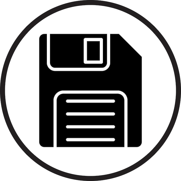Projekt wektorowy Zapisz styl ikony