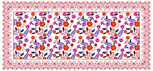 Projekt wzoru Dupatta