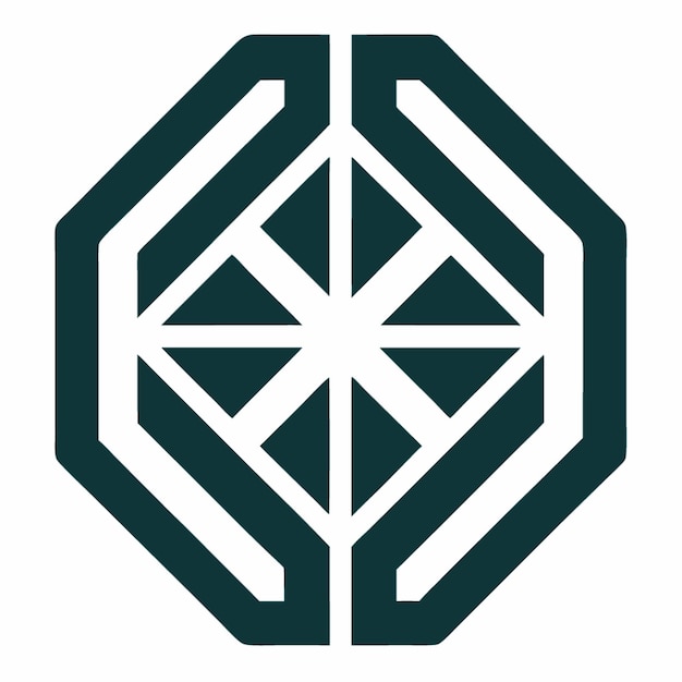 Projekt wzoru geometrycznego ośmiokątnego