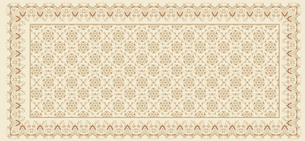 Projekt wzoru włókienniczego DUPATTA