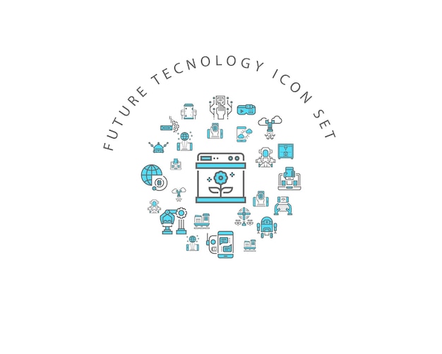 Projekt Zestawu Ikon Technologii Przyszłości