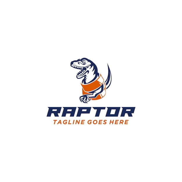 Projekt Znaku Logo Raptor I Stali