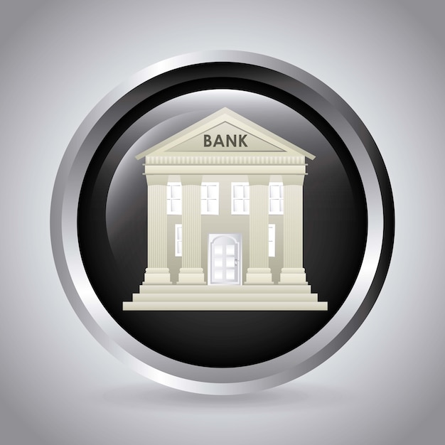 Plik wektorowy projektowanie banków i pieniędzy