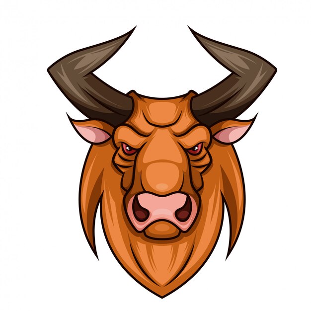 Plik wektorowy projektowanie logo bull