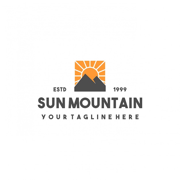 Projektowanie Logo Creative Sun Mountain