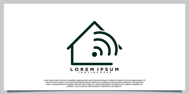 projektowanie logo domowego wifi