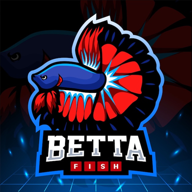 Projektowanie Logo E-sportu Betta Fish