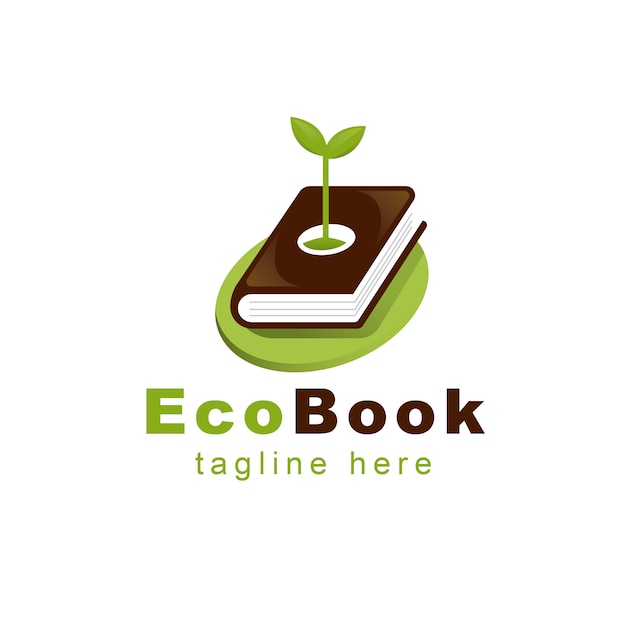 Projektowanie logo eko książki