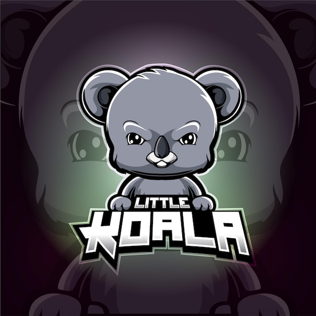 Projektowanie Logo Esport Maskotka Koala