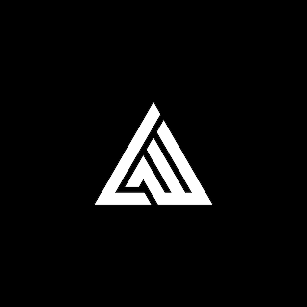 Projektowanie logo firmy list wektor LW