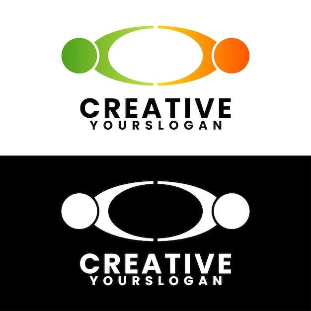 Plik wektorowy projektowanie logo gradientowego człowieka