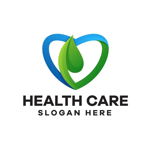 Projektowanie Logo Gradientu Opieki Zdrowotnej