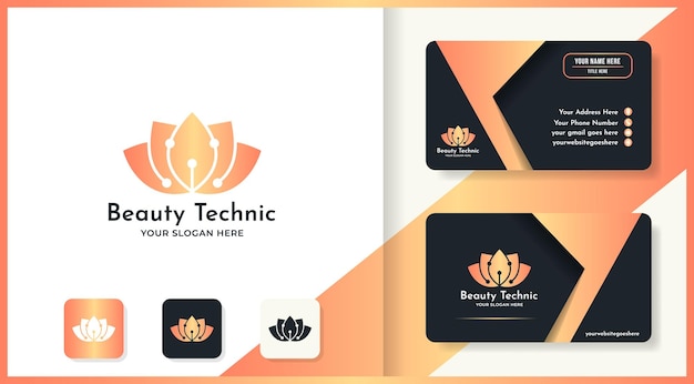 Projektowanie Logo I Wizytówka W Technologii Beauty Tech