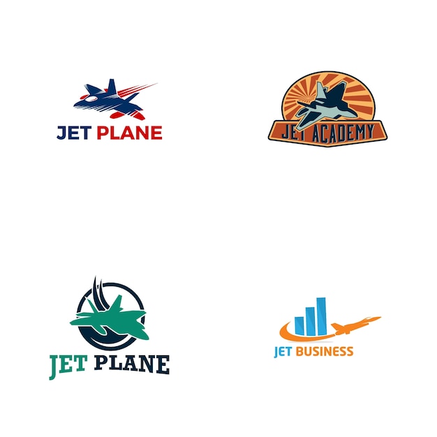 Projektowanie Logo Jet Plane