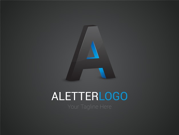 Projektowanie logo litery 3D