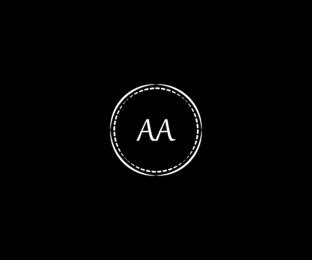 Projektowanie logo litery AA