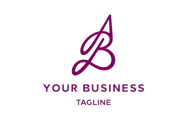 Projektowanie logo litery AB