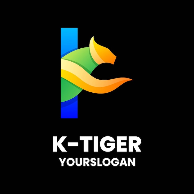 Projektowanie Logo Litery K Tygrysa