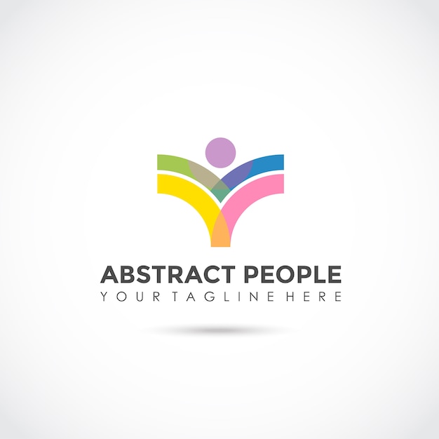 Projektowanie Logo Ludzi Abstrakcyjnych