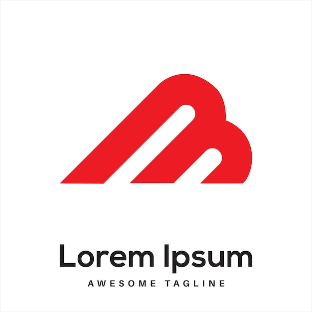 Projektowanie logo M Latter w magazynie za darmo