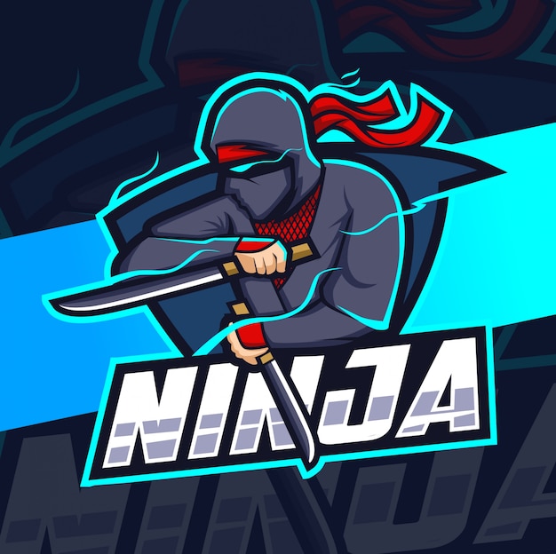 Projektowanie Logo Maskotka Ninja