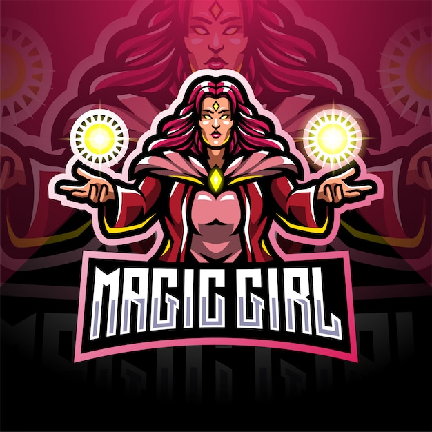 Projektowanie Logo Maskotki Esport Magic Girls