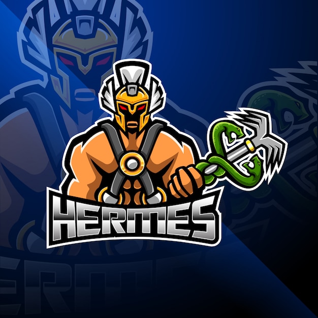 Projektowanie Logo Maskotki Hermes Esport