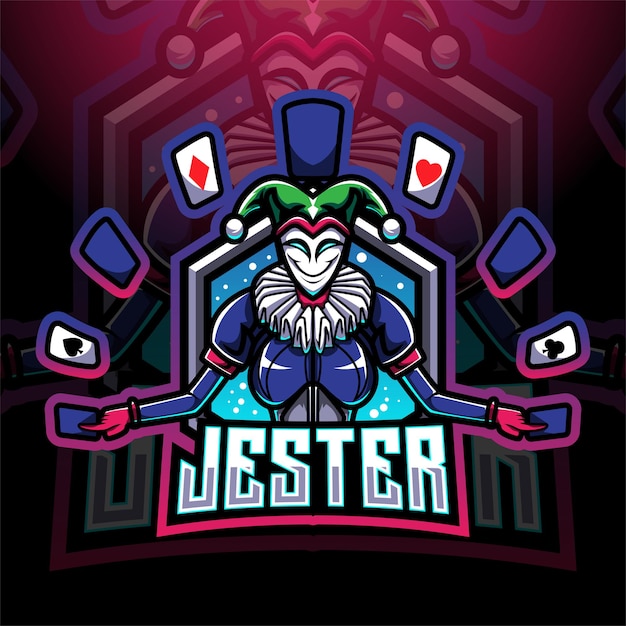 Projektowanie Logo Maskotki Jester Esport