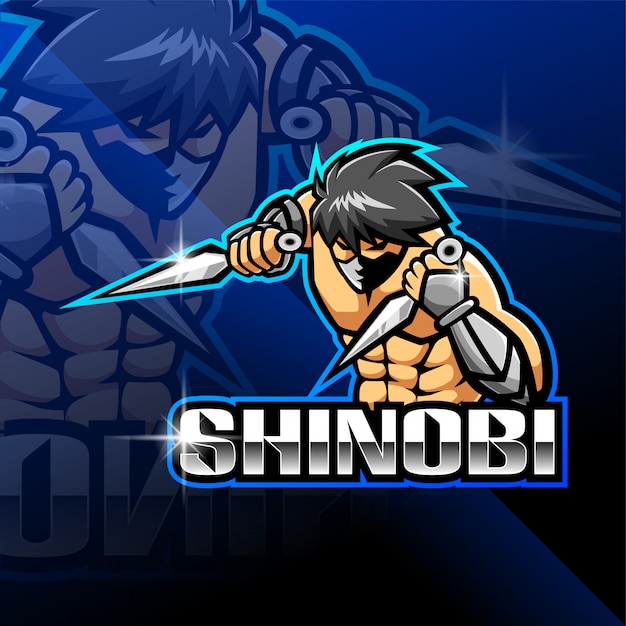 Projektowanie Logo Maskotki Shinobi Esport