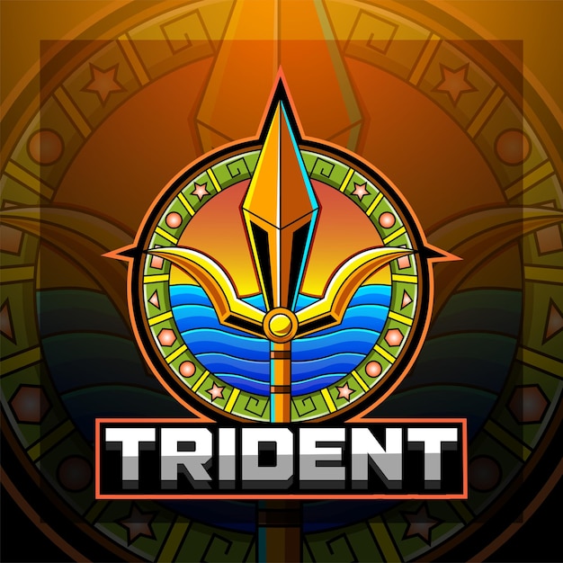 Projektowanie Logo Maskotki Trident Esport