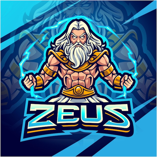 Projektowanie Logo Maskotki Zeus Esport