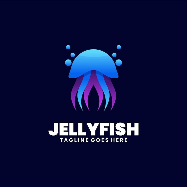 projektowanie logo meduzy kolorowe