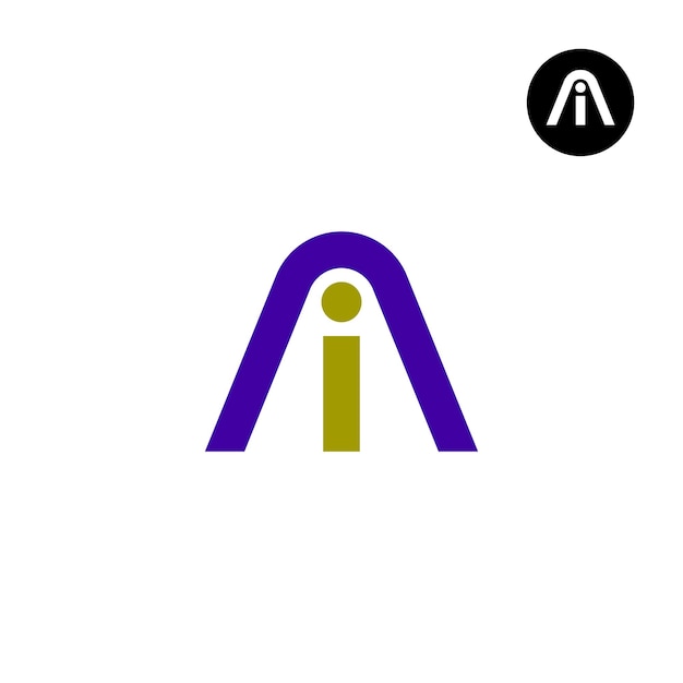 Projektowanie Logo Monogram listu AI IA