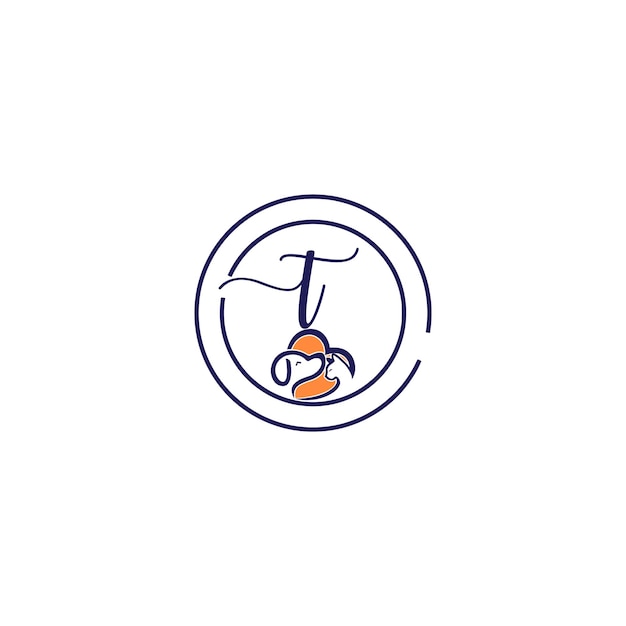 Projektowanie Logo Monogram Listu Dla Psa I Kota