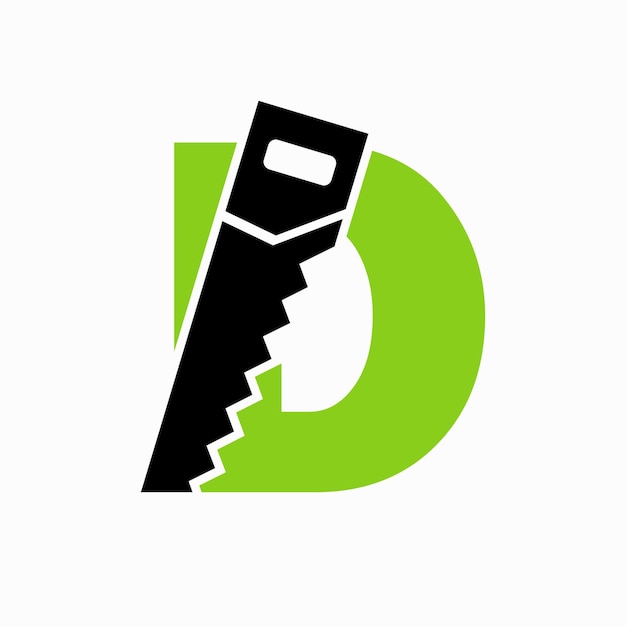Plik wektorowy projektowanie logo na literze d