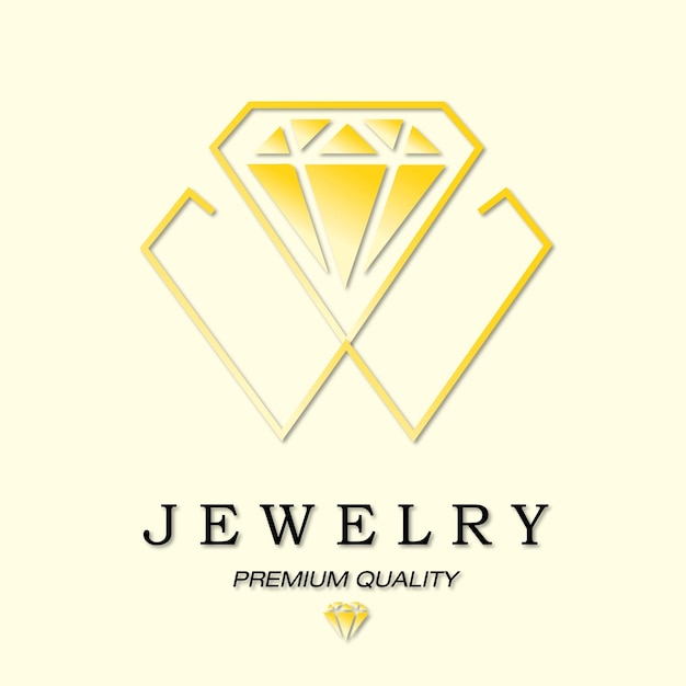 Plik wektorowy projektowanie logo najwyższej jakości biżuterii