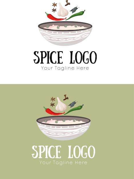 Plik wektorowy projektowanie logo spice