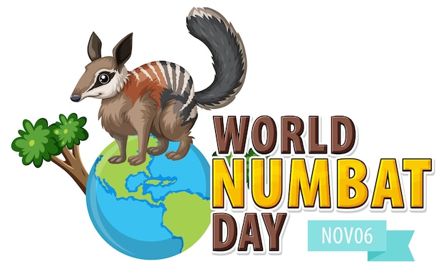 Projektowanie logo Światowego Dnia Numbat