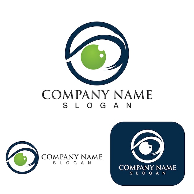 Projektowanie logo wektor Eye Care