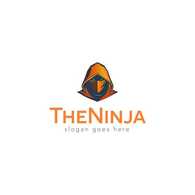 Projektowanie logo wektor ninja