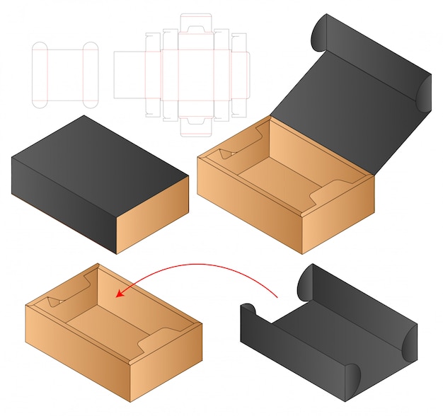 Projektowanie Opakowań Wycinanych Szablonem. 3d