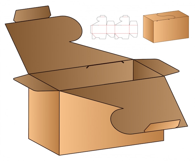 Projektowanie Opakowań Wycinanych Szablonem. 3d