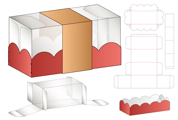 Projektowanie Opakowań Wycinanych Szablonem. 3d